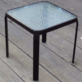 MALTA SQUARE SIDE TABLE 51X51 CM ALUMINIUM WITH TEMPERED GLASS ON THE TOP 06021 ΜΑΛΤΑ ΤΕΡΑΓΩΝΟ ΒΟΗΘΗΤΙΚΟ ΤΡΑΠΕΖΙ 51Χ51 CM ΑΠΟ ΑΛΟΥΜΙΝΙΟ ΜΕ ΣΚΛΥΡΗΜΕΝΟ ΓΥΑΛΙ ΣΤΗΝ ΕΠΙΦΑΝΕΙΑ 06021